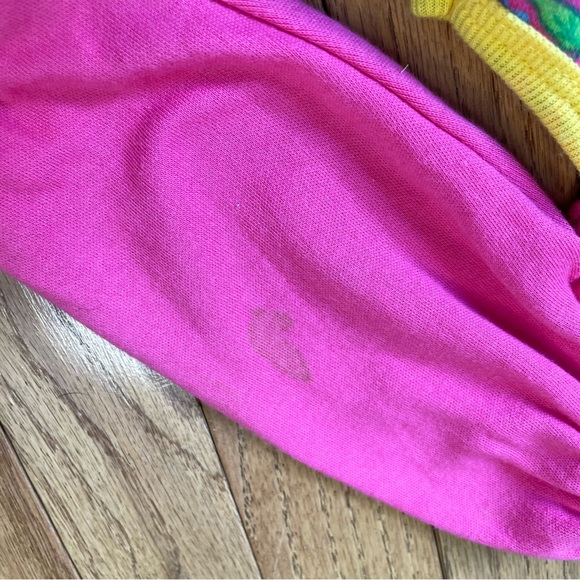 NWT VINTAGE SMALL STEPS PINK YELLOW FLORAL GRAPHIC PRINT OVERALLS SIZE 18 MONTHS - Picture 6 of 8